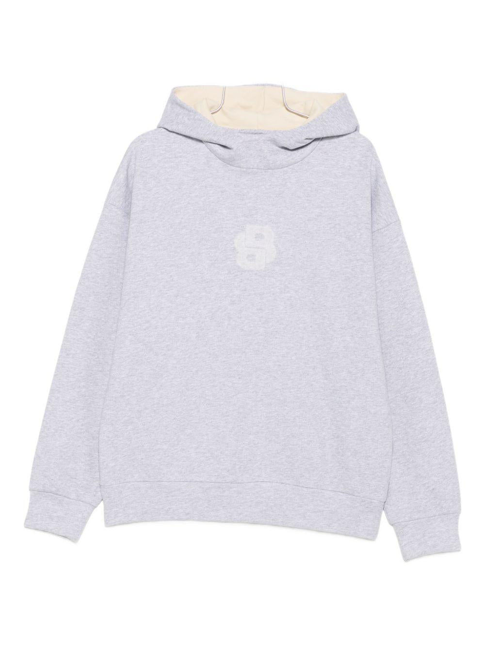 Felpa con cappuccio 50549105 072 OPEN GREY BOSS 