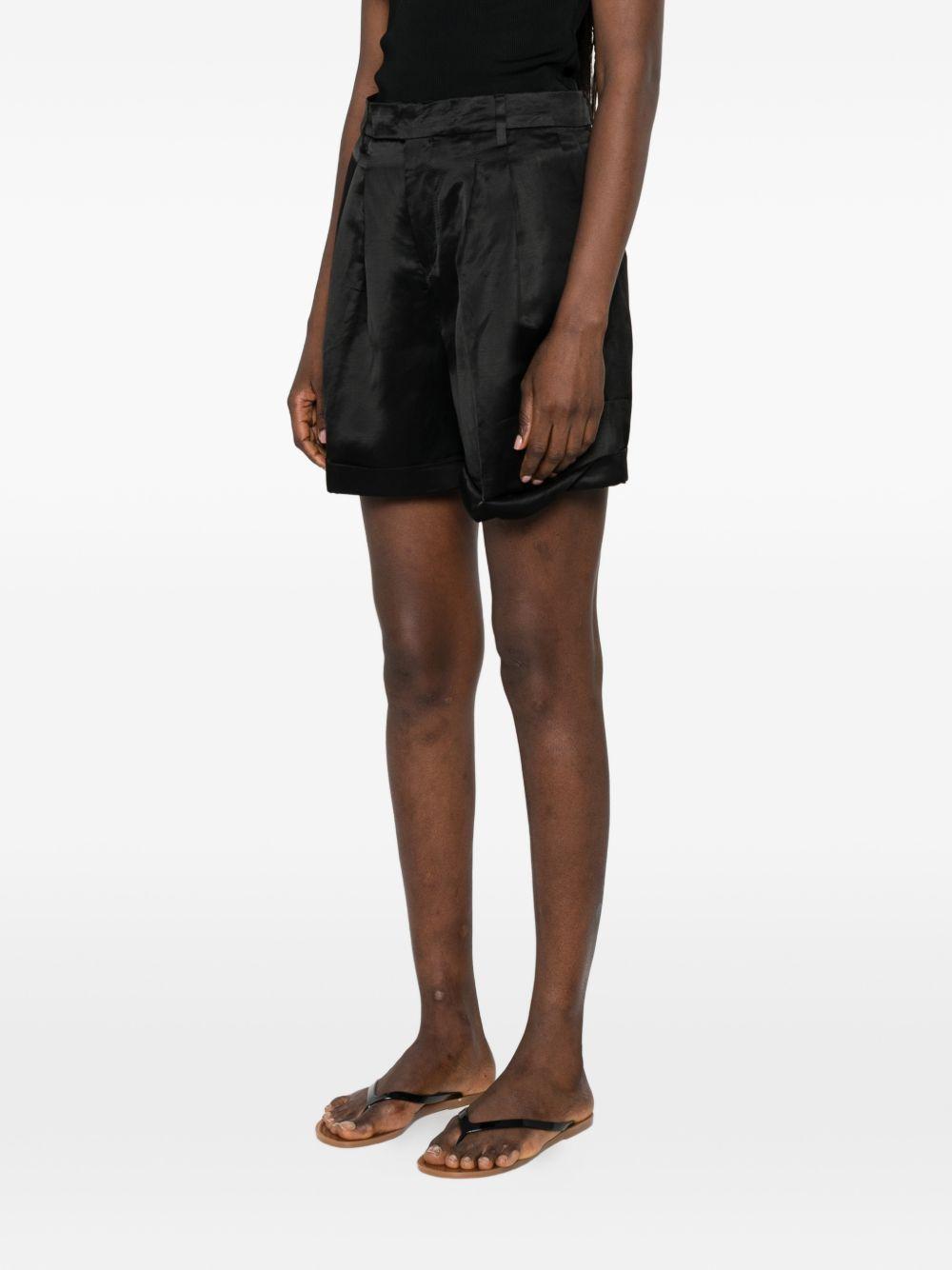 Shorts sartoriali con pieghe ISABELLEW300189 00010 NERO BRIGLIA 1949 
