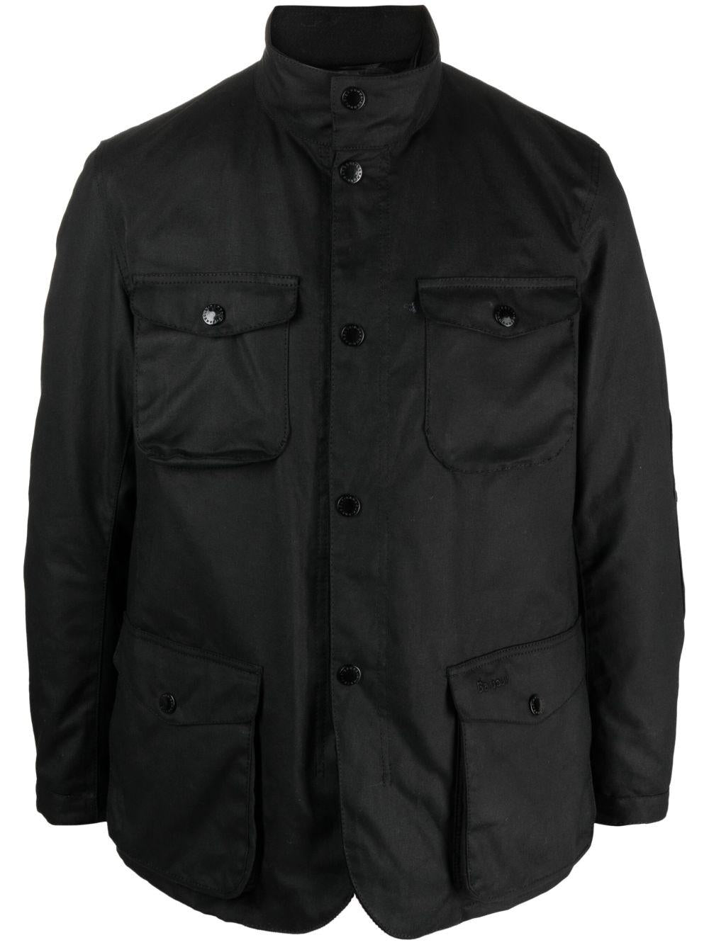 Giacca in Cotone Cerato Ogston MWX0700MWX BK11 BLACK CLASSIC BARBOUR 