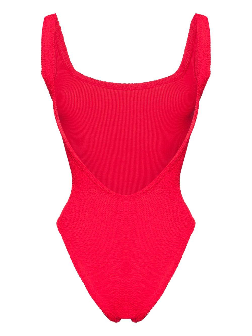 Square Neck Swim SSQUARECR RED HUNZA G 