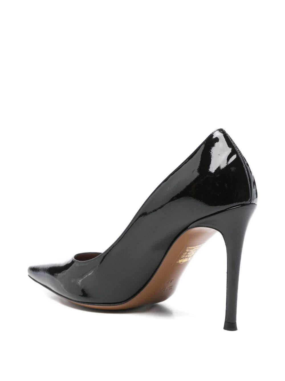 Elais Pumps in Vernice Nera 90mm<BR/> ELAIS VERNICE NERO ROBERTO FESTA 