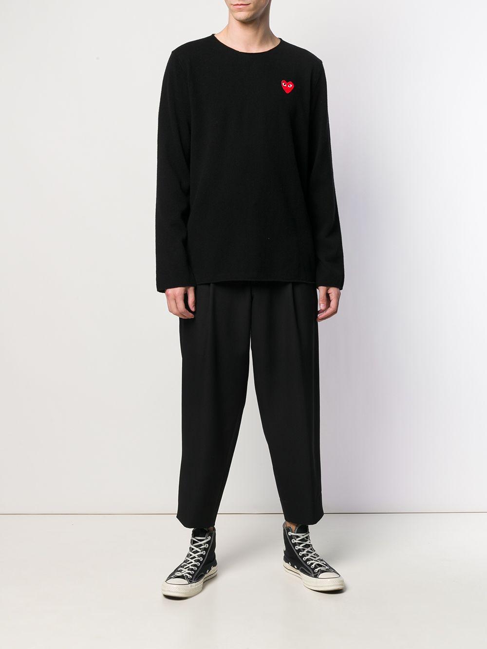  P1N068 1 BLACK COMME DES GARCONS PLAY 