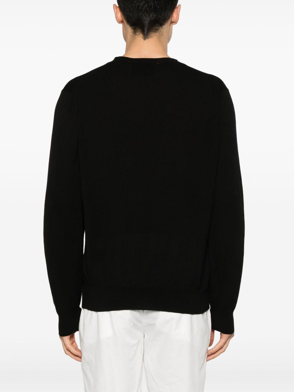 V-neck top B9D0008 99 NERO AMARANTO 