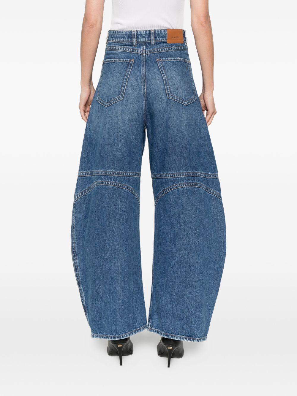 Jeans In Puro Cotone Trattato In Capo SPXVIOLINO 005 MEDIO VINTAGE SPORTMAX 