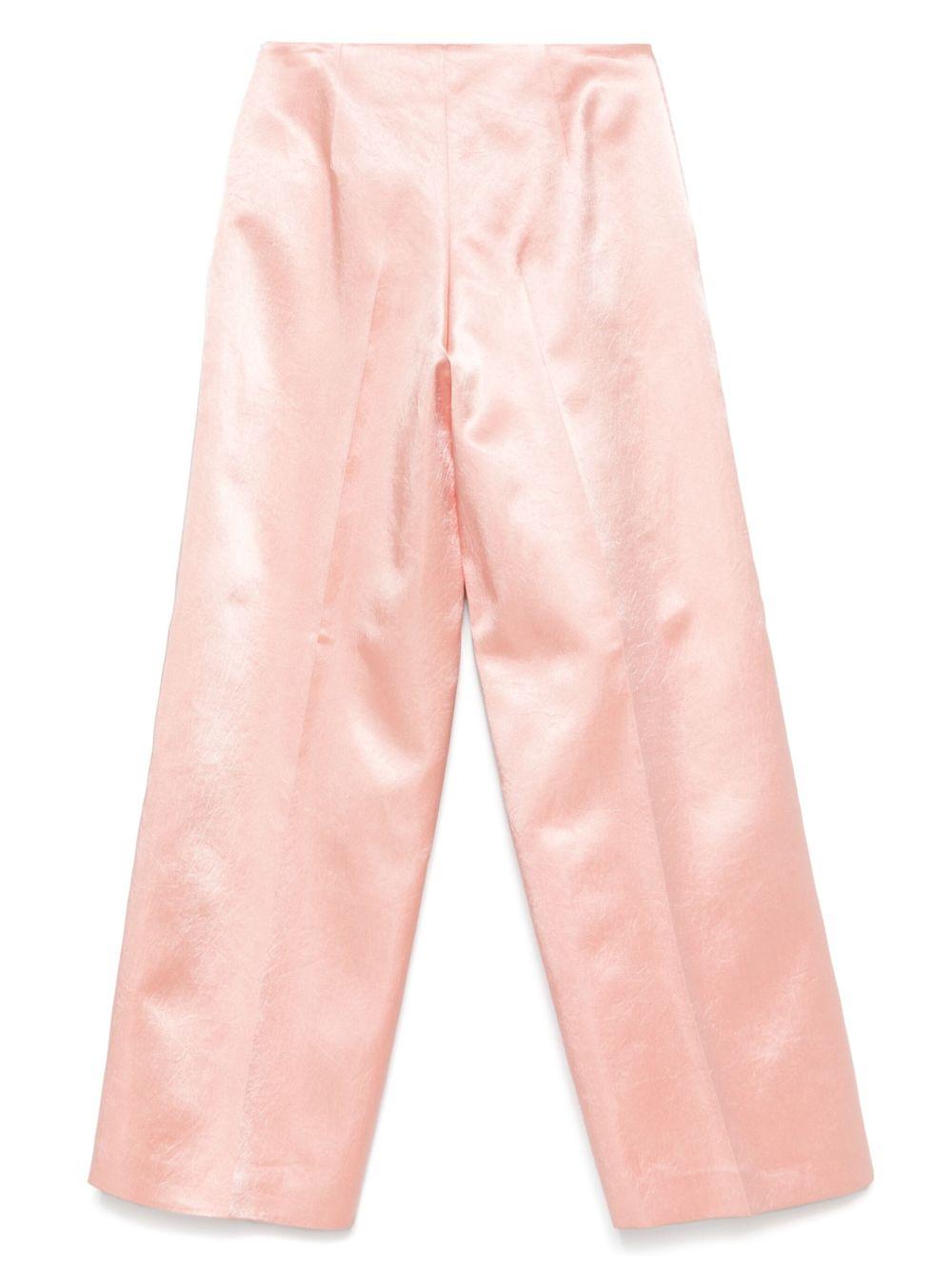 Pantaloni in satin A03010723 0132 PINK PHILOSOPHY DI LORENZO SERAFINI 