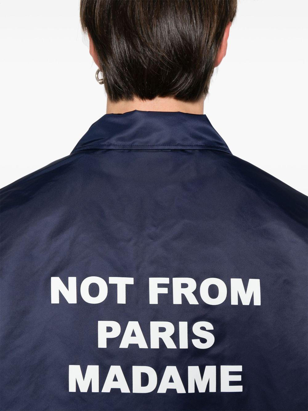 La Veste Slogan PERMJT183PA014 NAVY DROLE DE MONSIEUR 