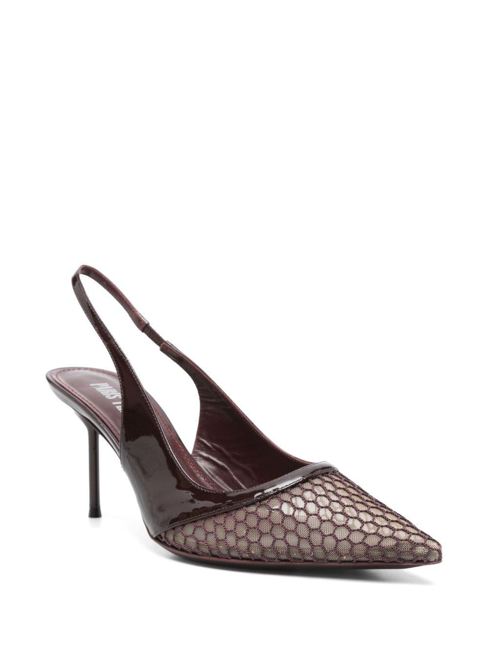 80mm Lidia pumps PX1622XVNMS DARK ROUGE NOIR PARIS TEXAS 