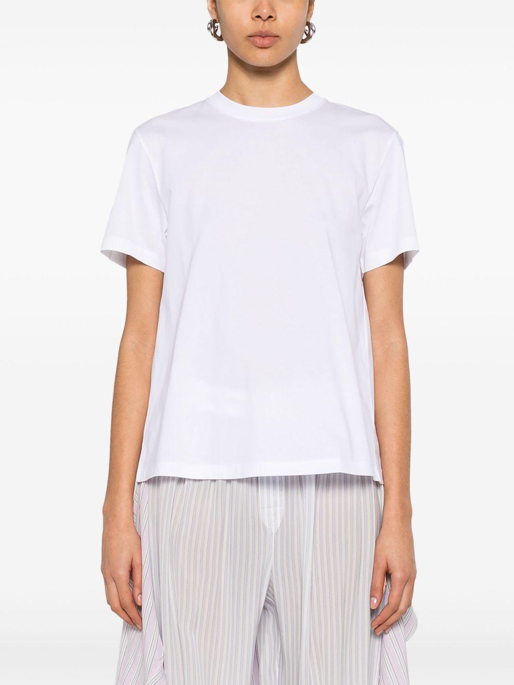 T-shirt in cotone 25EJTE012CO0494 P100 WHITE RABANNE 