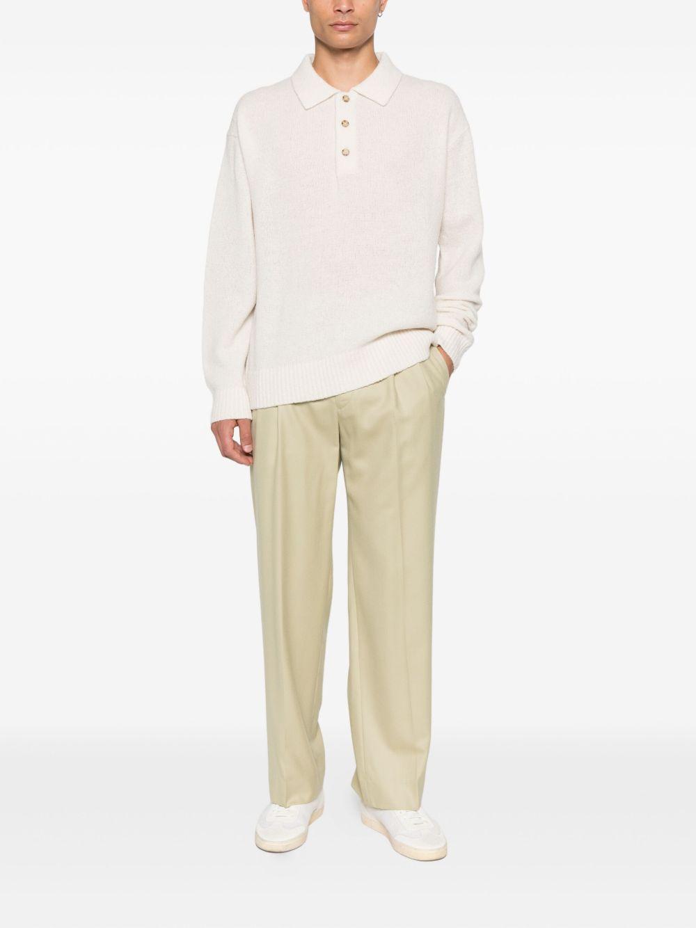 Polo in lana vergine 50549990 131 OPEN WHITE BOSS 