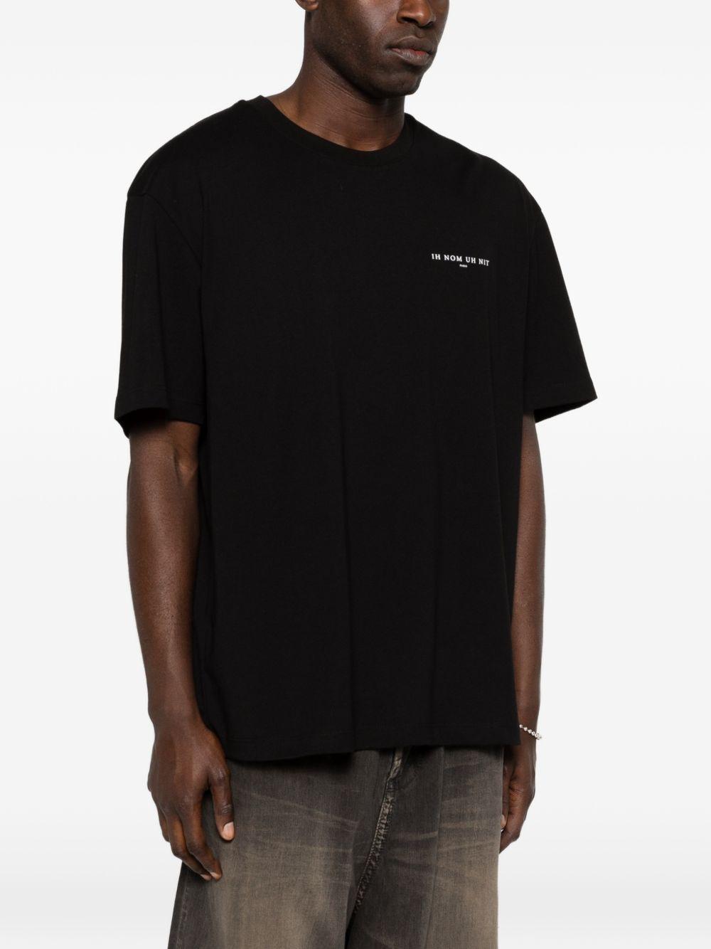 IH NOM UH NIT - T-shirt Authentic Back NUS26225 009 BLACK IH NOM UH NIT 