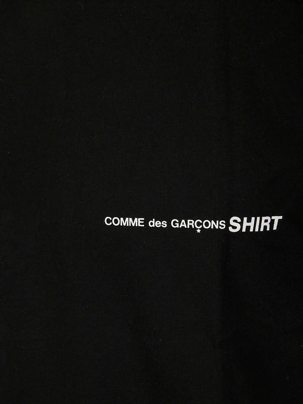 Men's Logo T-Shirt FOT026S25 1 BLACK COMME DES GARCONS SHIRT 