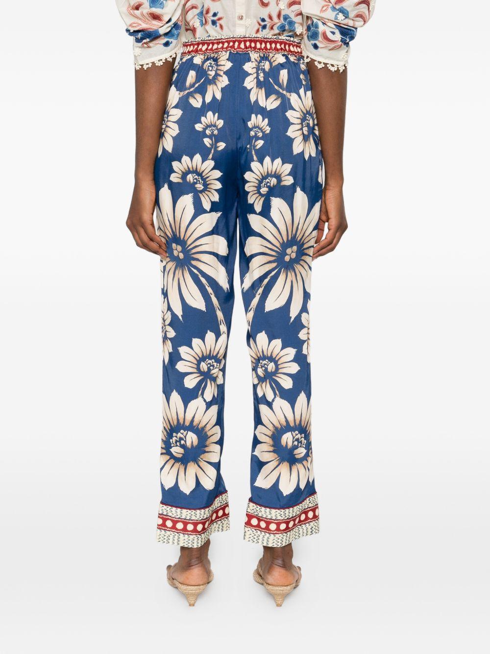 Pantaloni Con Motivo Floreale 344133 26067 LUNA BLUE FARM RIO 