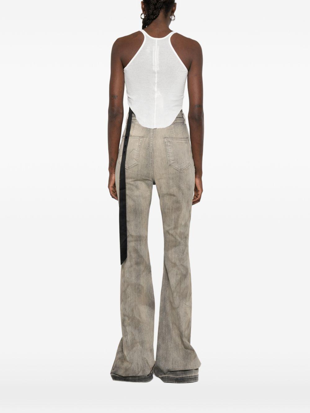 Basik Tank Cropped DS01F4100BH 51 MILK WASH RICK OWENS DRKSHDW 