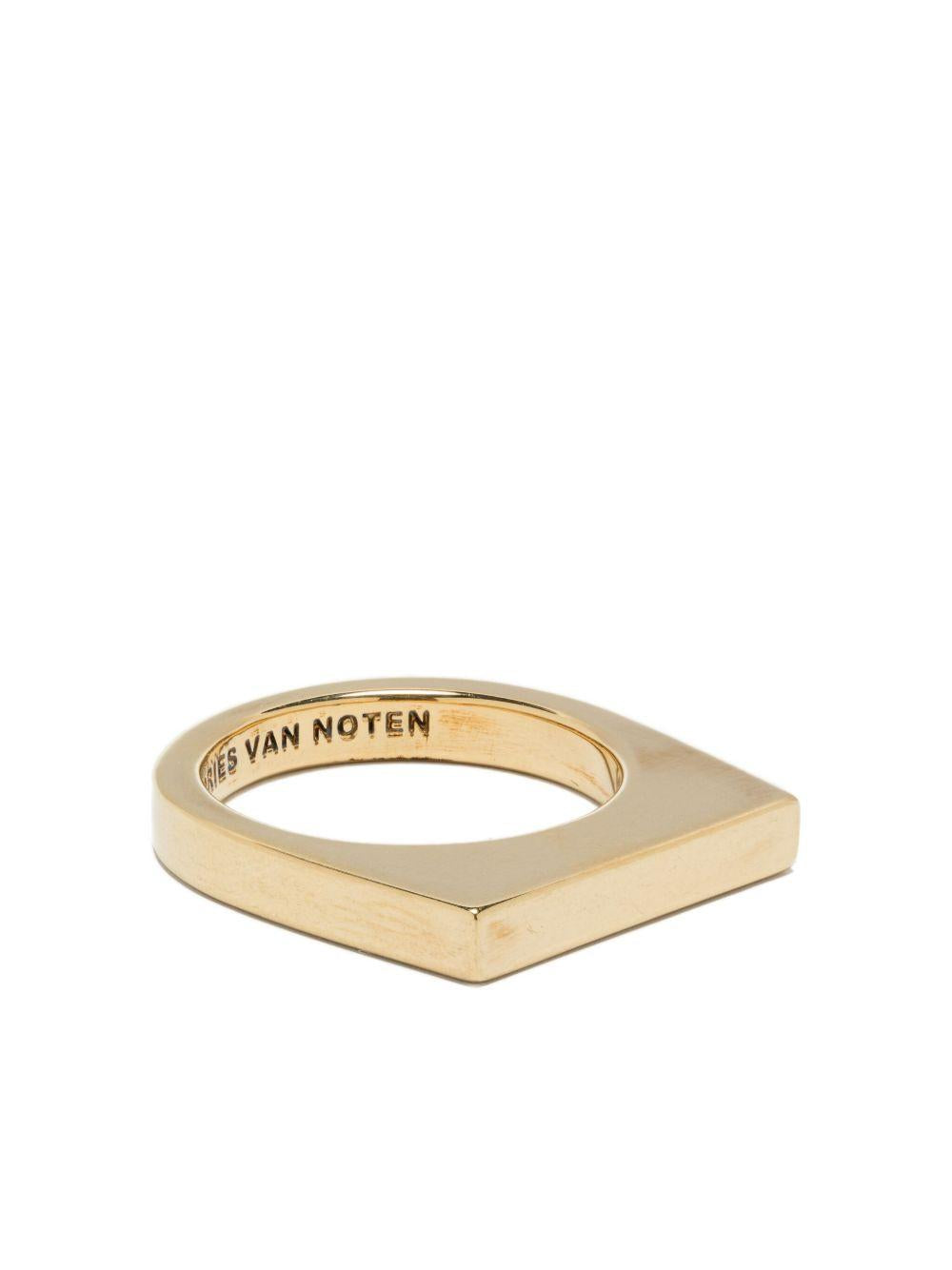 Signet Ring RINGM252240 965 MAT GOLD DRIES VAN NOTEN 