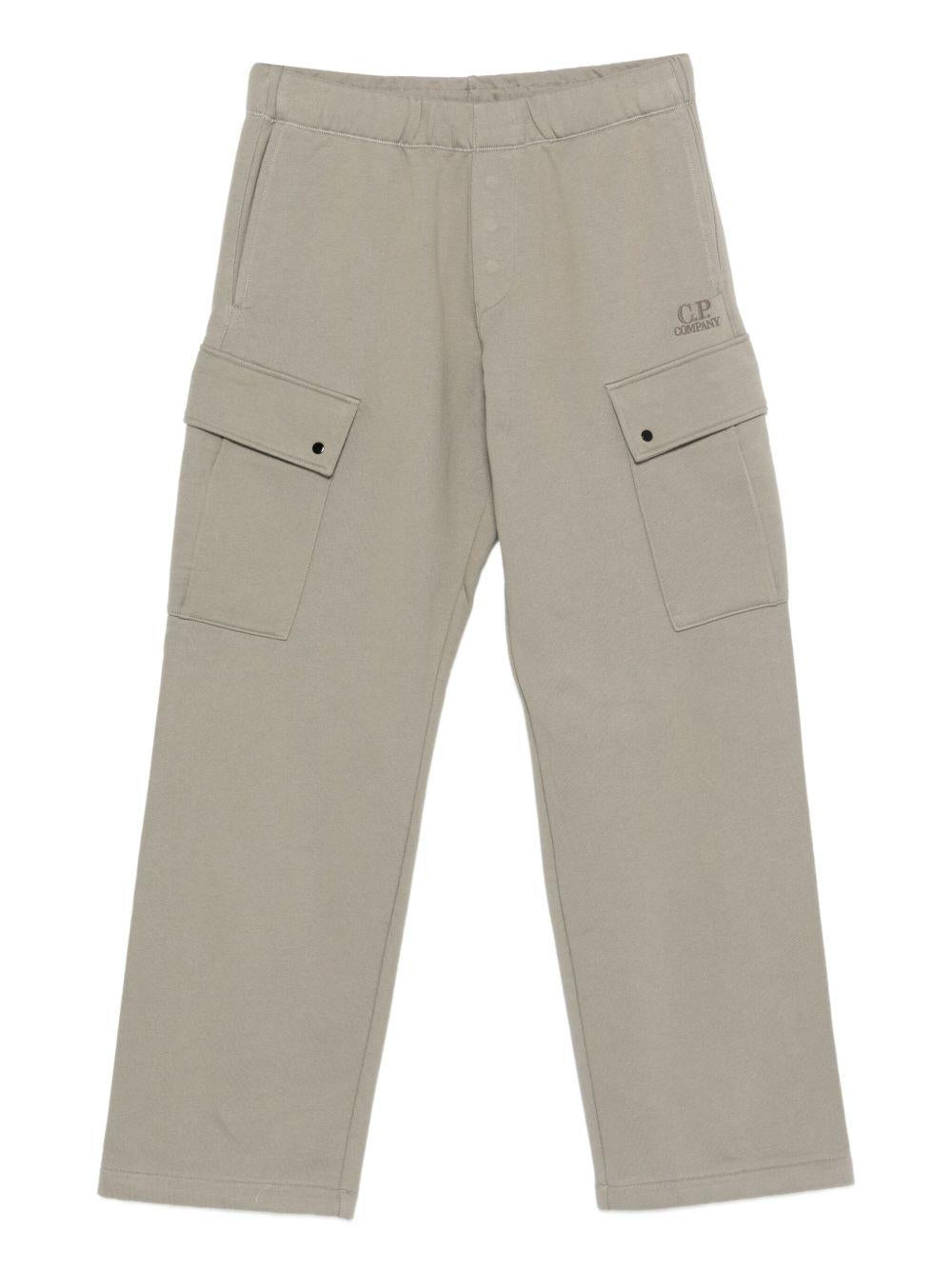 Diagonal Raised Fleece Cargo Sweatpants 19CMSP138A005086W 356 FALLEN ROCK CP COMPANY 