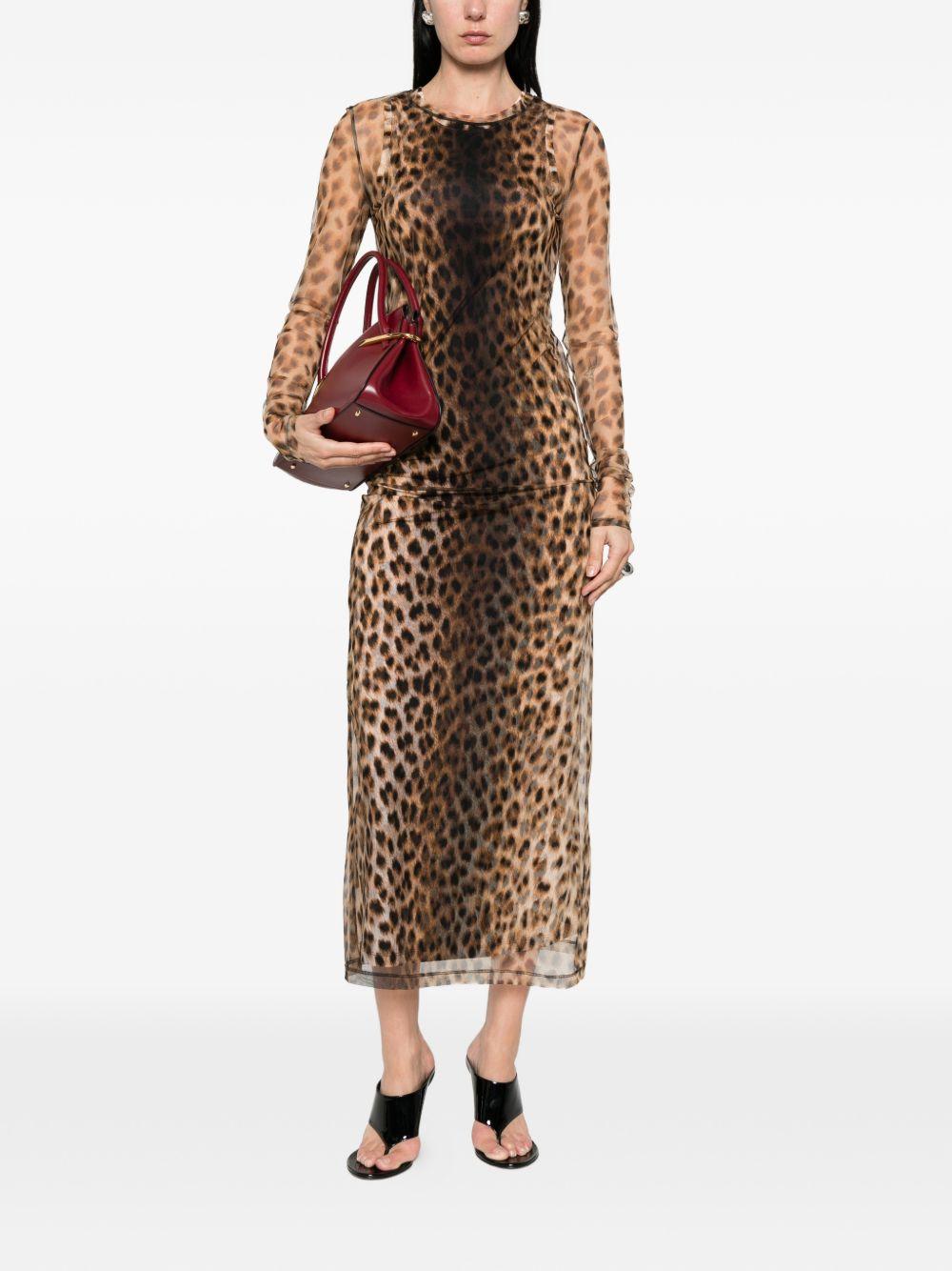 Abito In Tulle Stampato SPXESORDIOMM13279 001 ANIMALIER SPORTMAX 