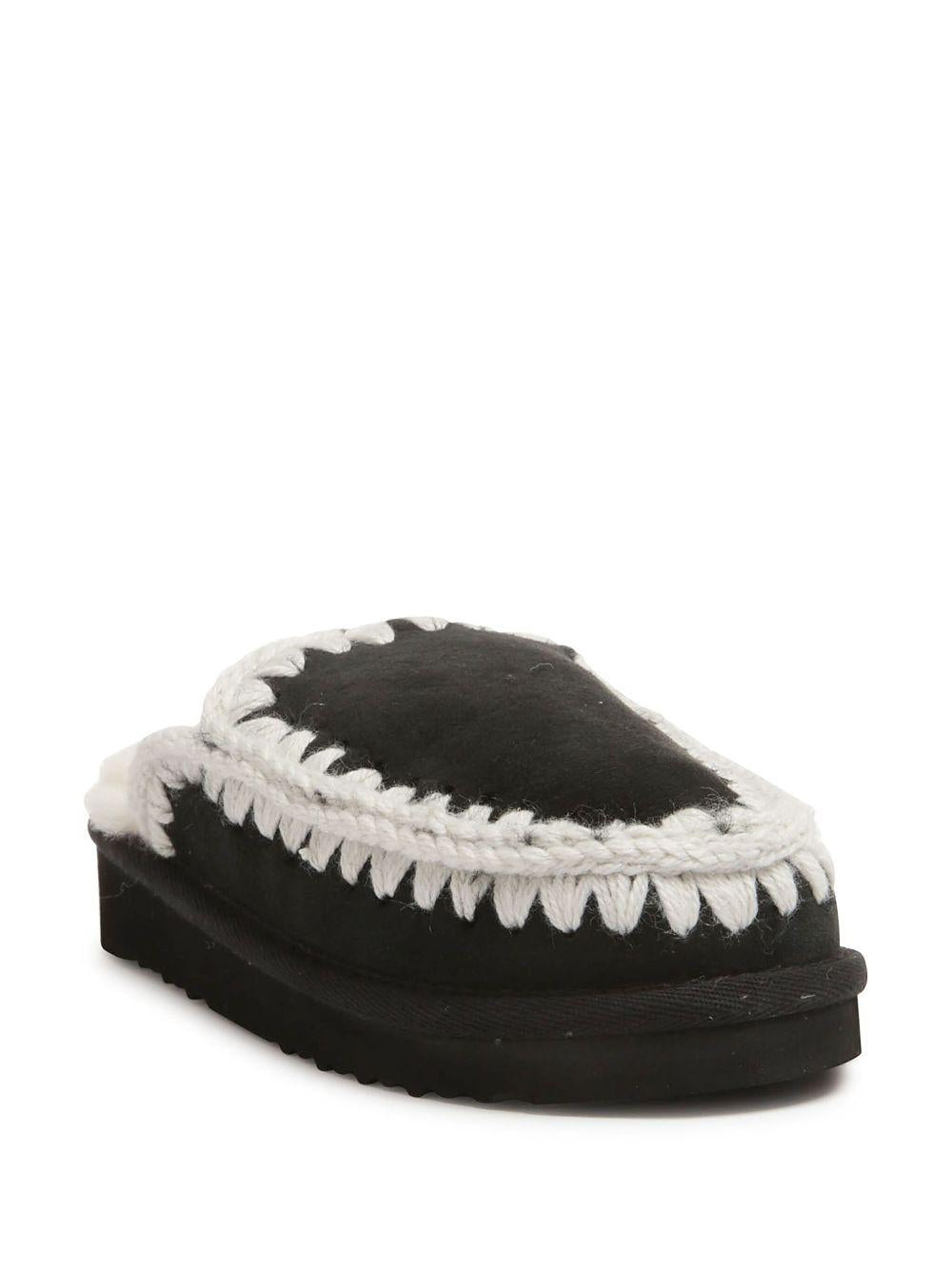 Eskimo Slipper FW101125A BKWHI MOU 