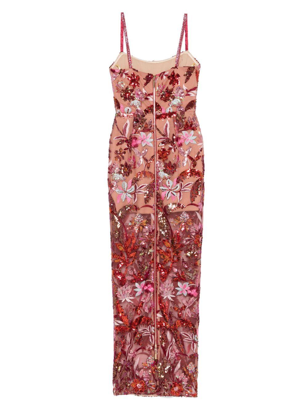 Abito Dahlia Leona gown BB20016R RED MULTI BRONX AND BANCO 