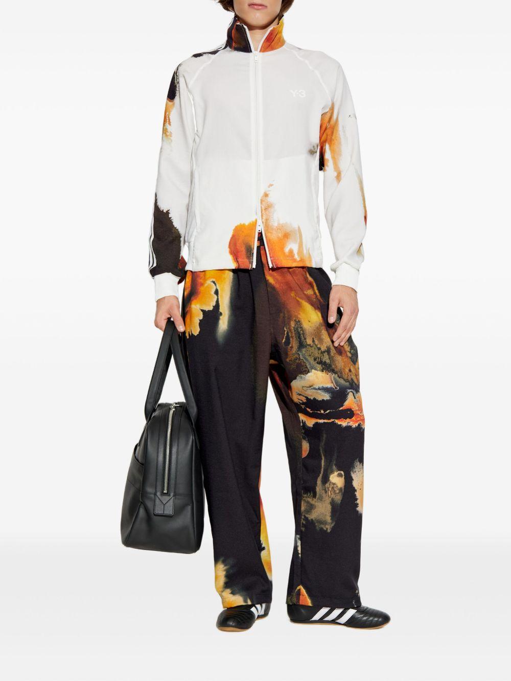 Giacca con stampa astratta KA9623 WHITE Y-3 