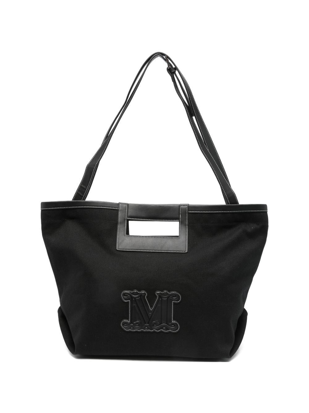 Borsa In Canvas BCHECRU 001 NERO MAX MARA 