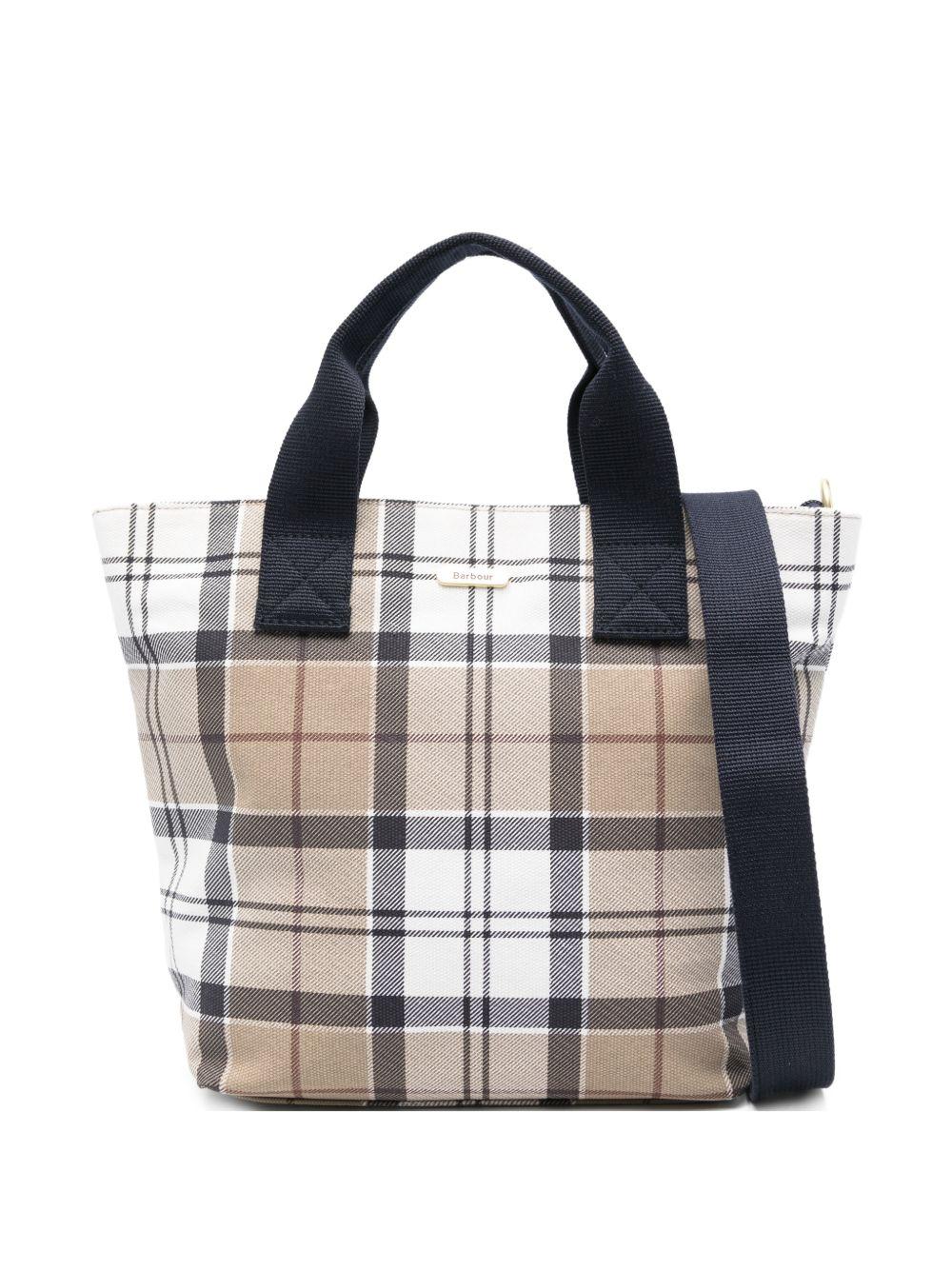 Borsa tote Maisy in tartan LBA0468 BE71 ROSEWOOD TARTAN BARBOUR 