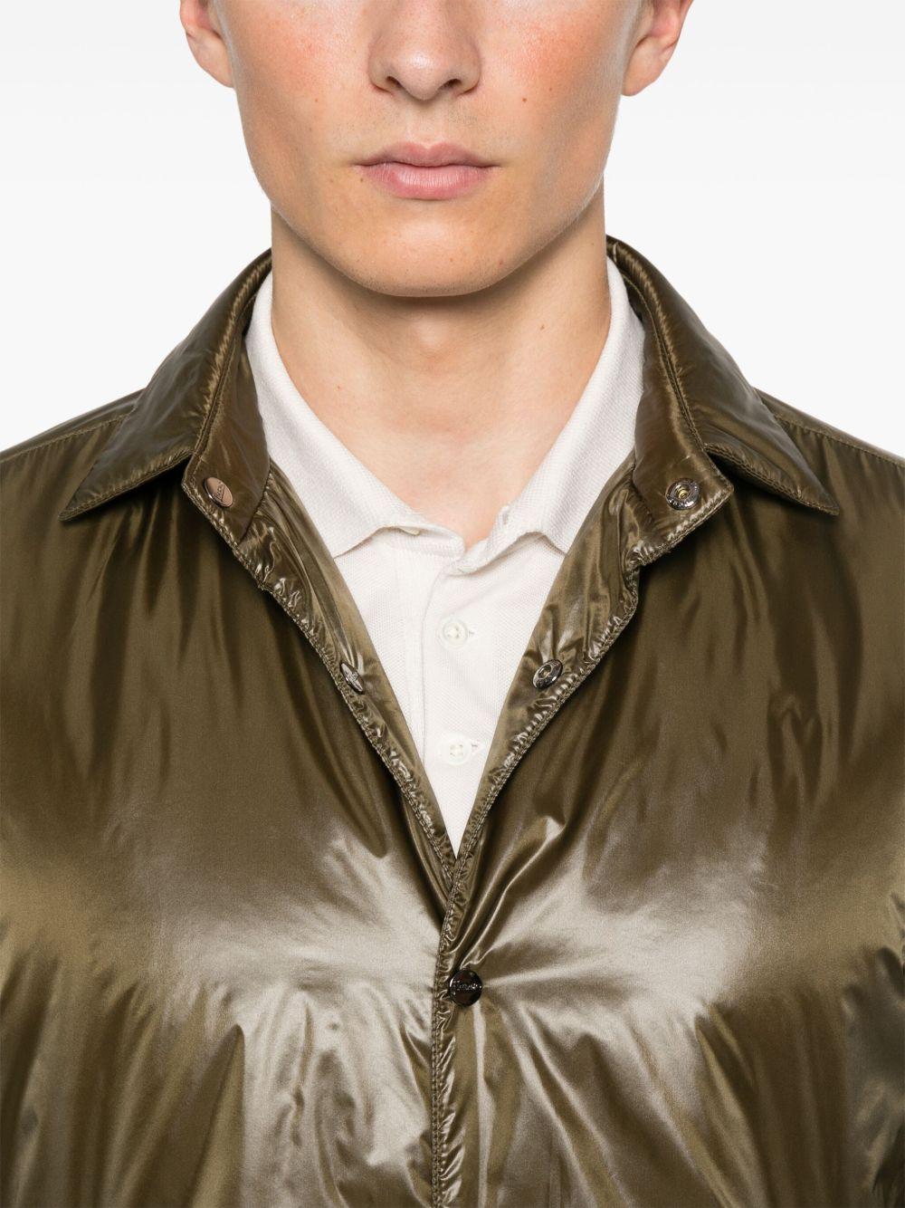 Shacket in Nylon Ultralight GI000490U12017Z 7745 VERDE MILITARE HERNO 