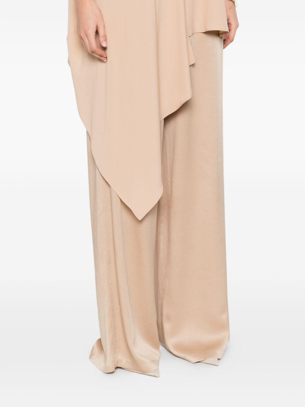 Top asimmetrico in crepe de chine TPD266F288D943 ACERO FABIANA FILIPPI 