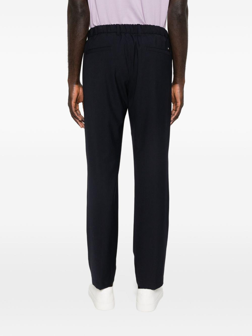 PANTALONI IN LIGHT STRETCH WOOLY PT000163U12808 9200 BLUE NAVY HERNO 