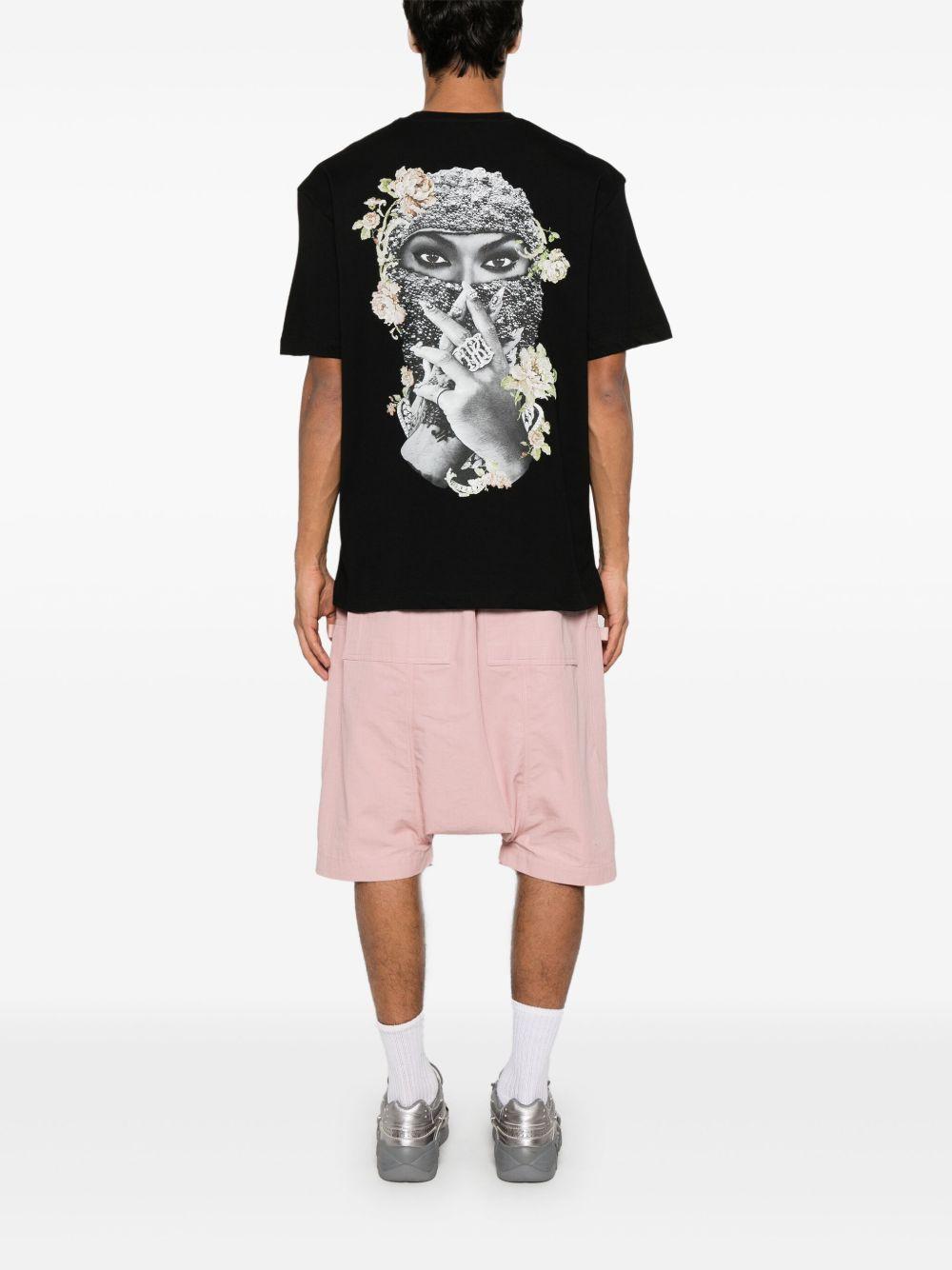 Pearl Roses T-shirt NUS25275 009 BLACK IH NOM UH NIT 