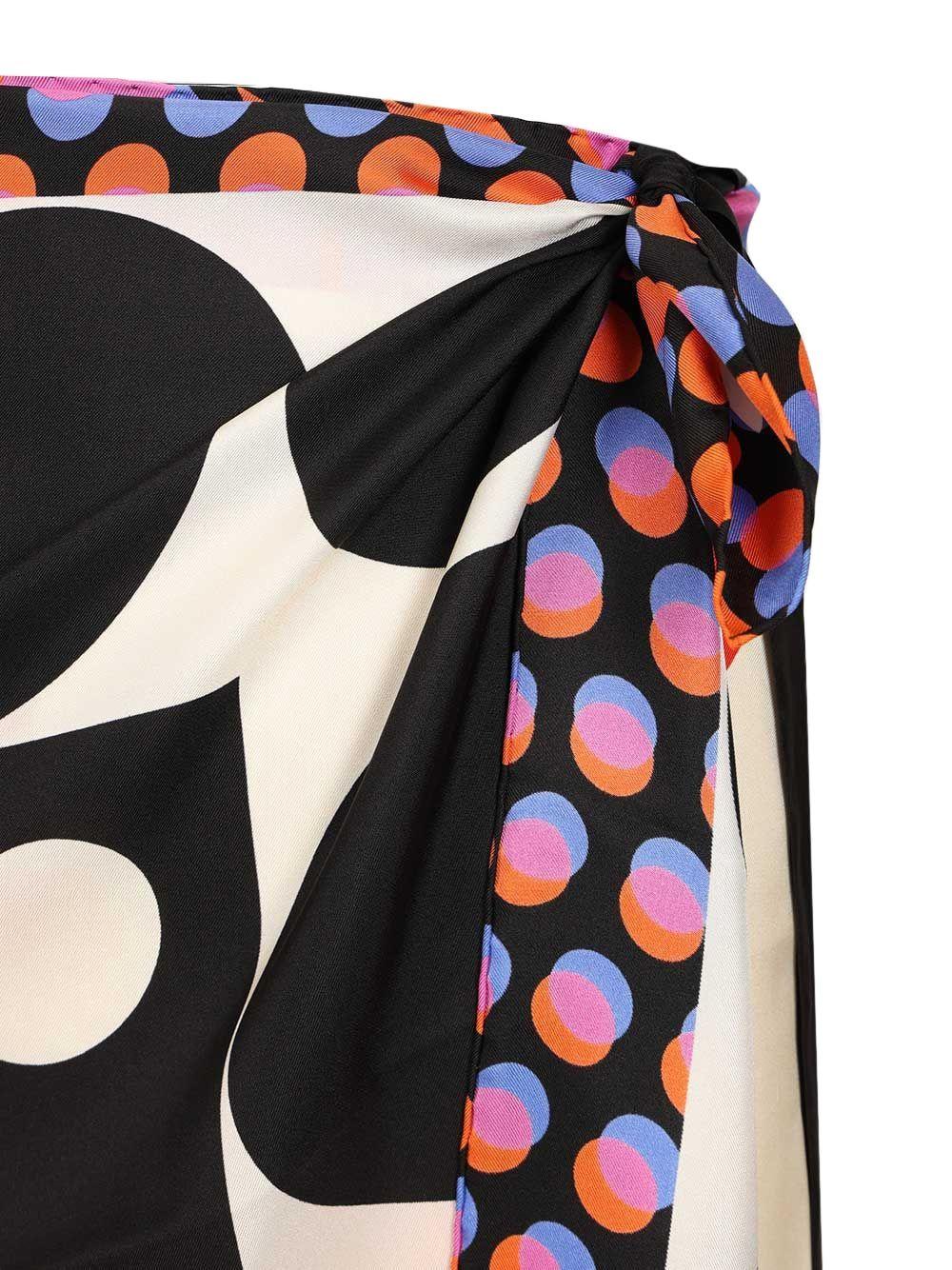 Long Wrap Scarf-Skirt SCARFYLONG3060 A975 DESSIN DRIES VAN NOTEN 