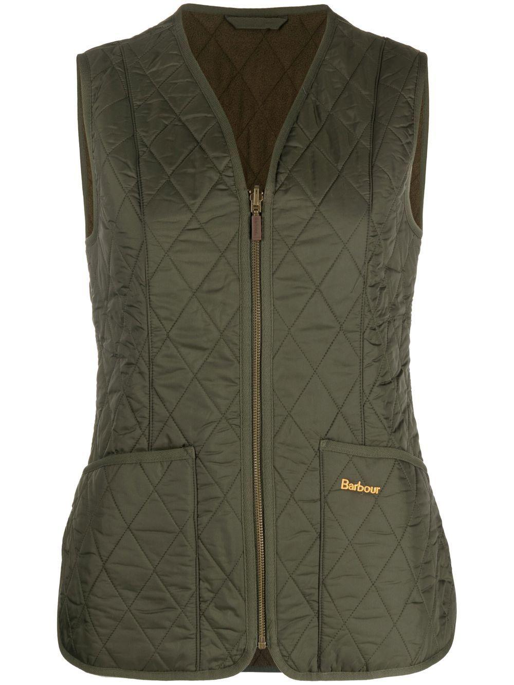 Gilet/Fodera in Pile Betty LLI0003LLI OL71 DARK OLIVE BARBOUR 