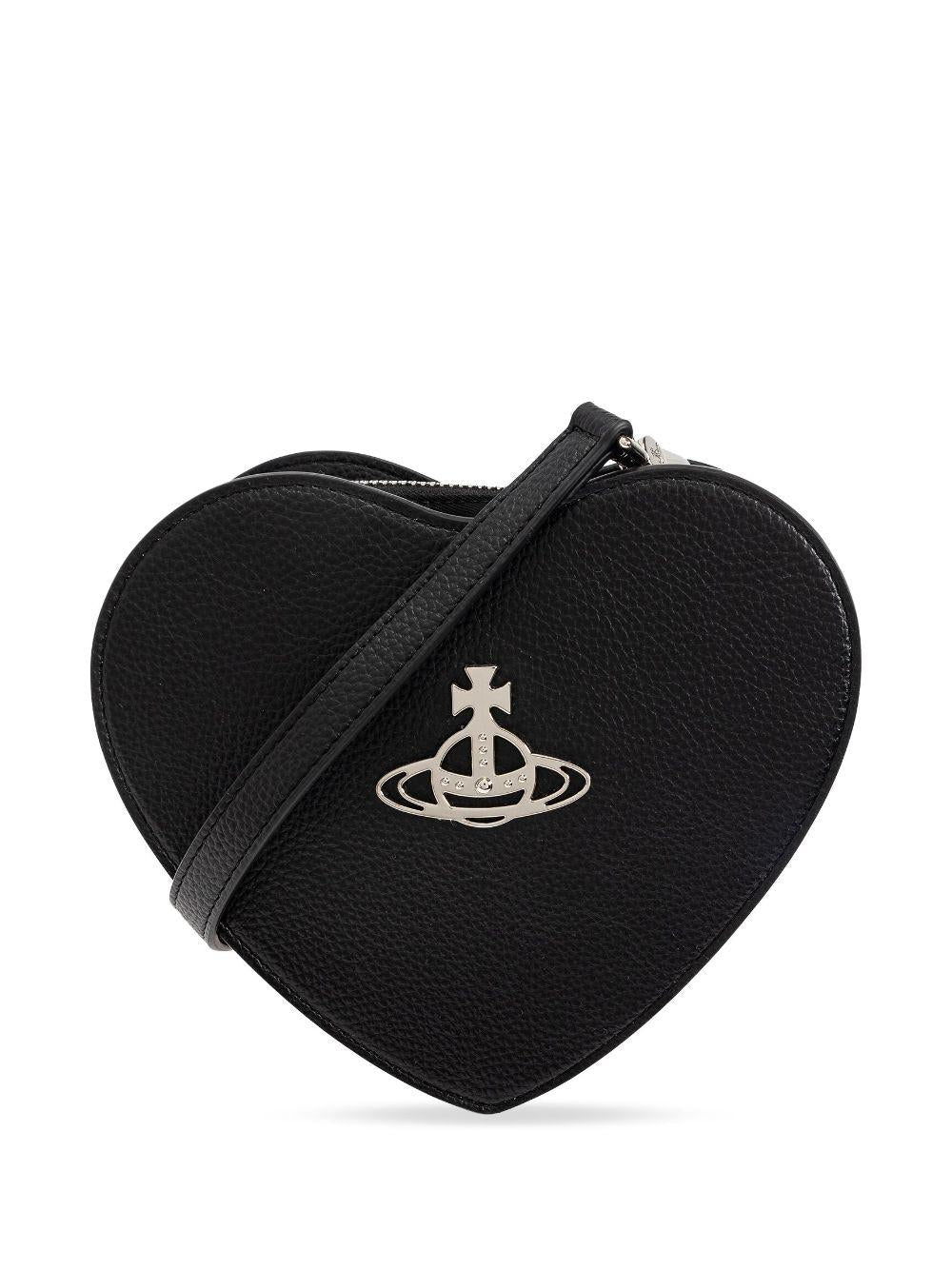 Louise Heart cross body bag 4803000TWS000D N403 BLACK VIVIENNE WESTWOOD 