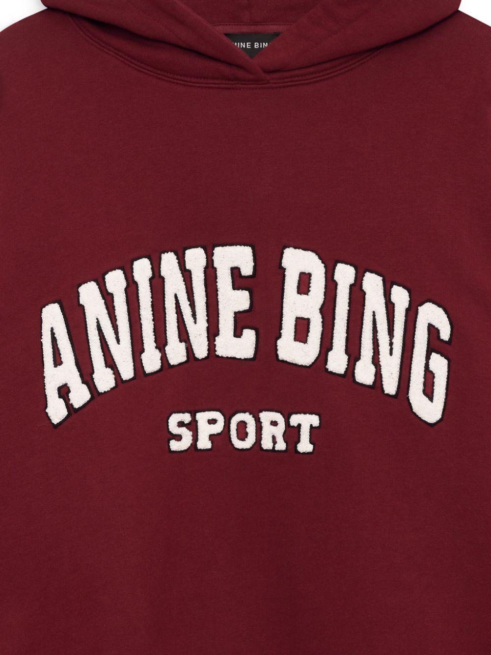 Alec Hoodie Sport - Cabernet A085230019 RED5 RED ANINE BING 