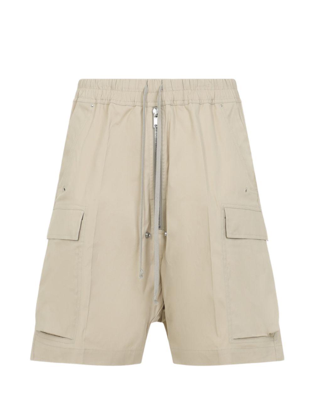 Cargobela Shorts RU01F2360TE 08 PEARL RICK OWENS 