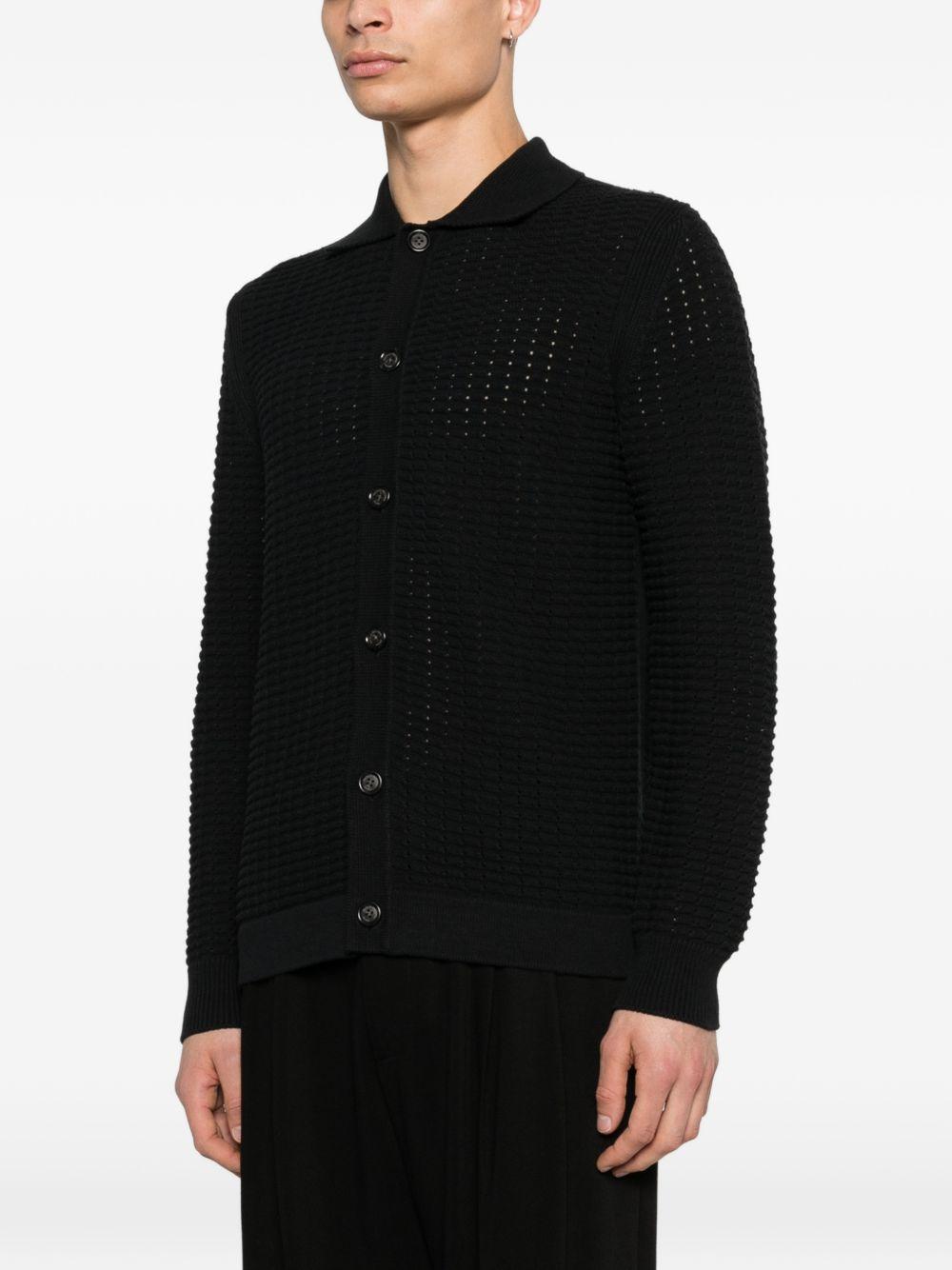 Cardigan con bottoni A040F800 9000 PAOLO PECORA 