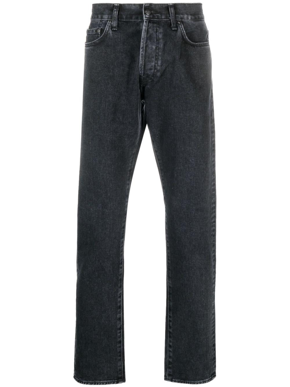 Jeans Klondike I029207 8906 BLACK STONE WASHED CARHARTT WIP 