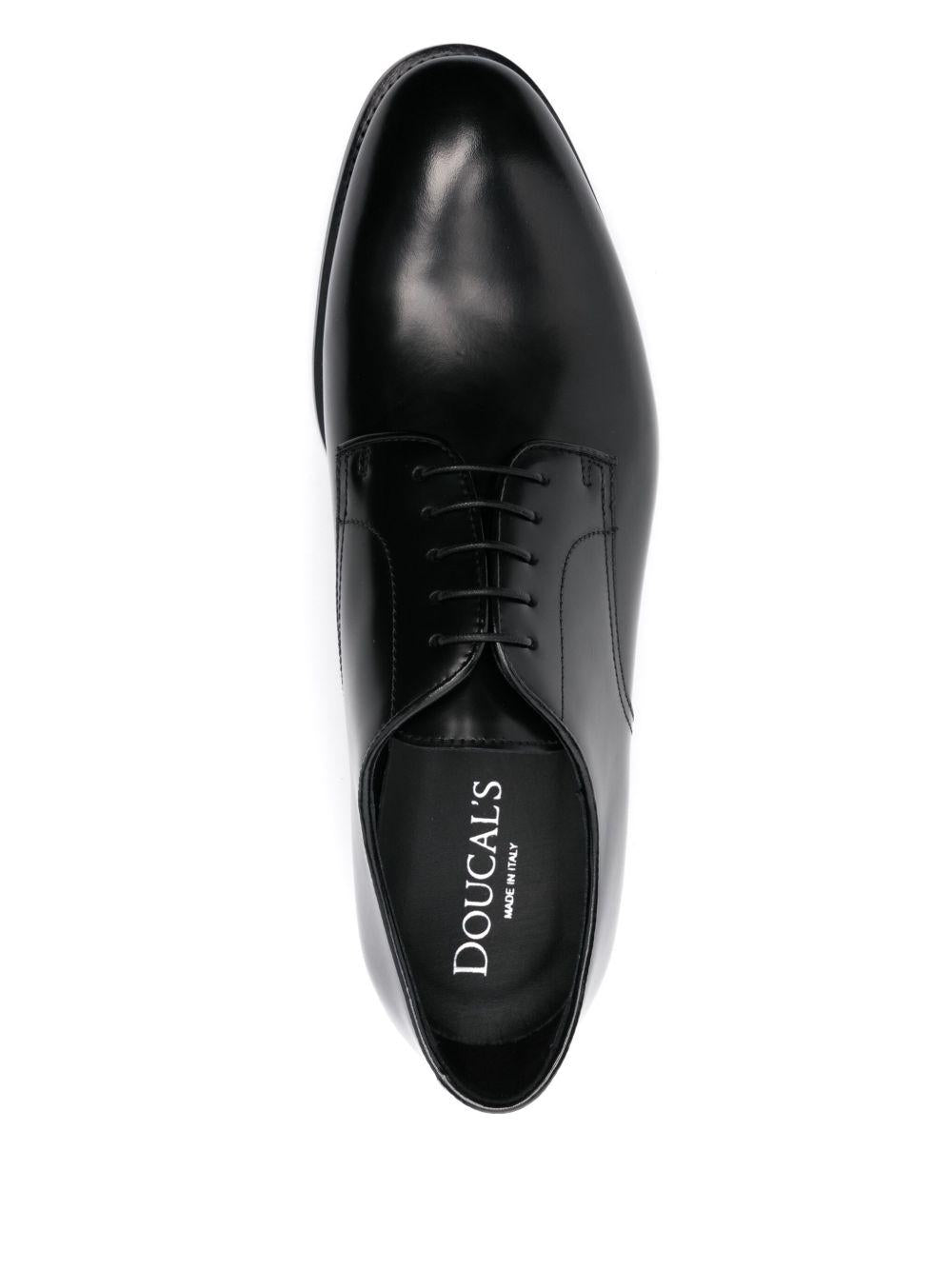 Stringata Derby in pelle DU1003YORKUF269NN00 NERO DOUCAL`S 