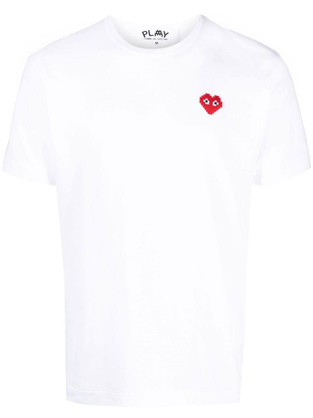  P1T322 3 WHITE COMME DES GARCONS PLAY 