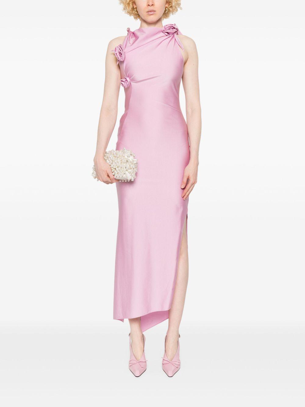 Asymmetric Flower Gown COPR44F5001 PINK COPERNI 