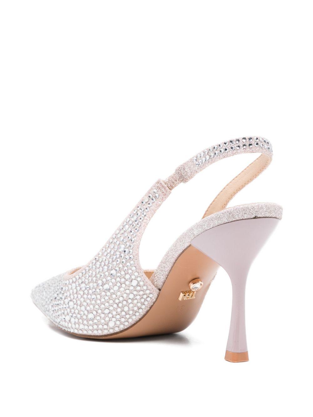 Décolleté con cinturino posteriore e strass SH376CIP62P CIRPIA TWENTY FOURHAITCH 