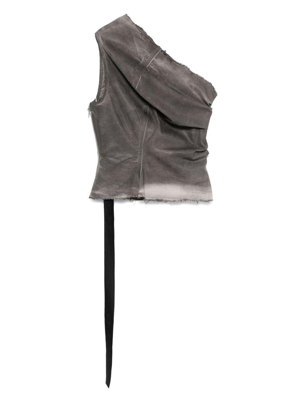 DRKSHDW SS25 Hollywood Athena Top Cropped DS01E3131SCF 78 DARKDUST RICK OWENS DRKSHDW 