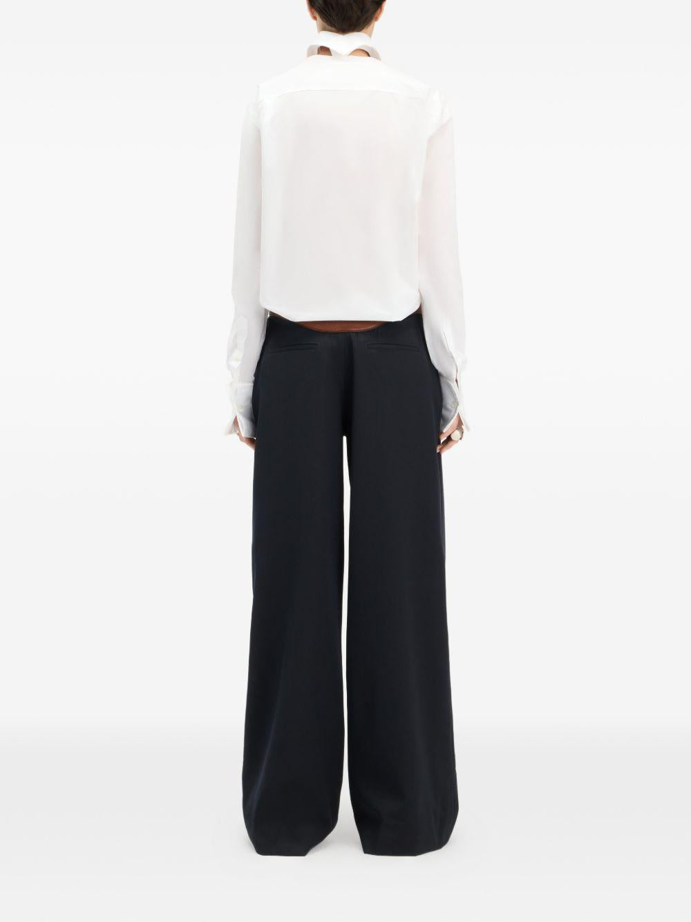 Open Fly Away Shirt 2602UST057C070 01 WHITE JEAN PAUL GAULTIER 