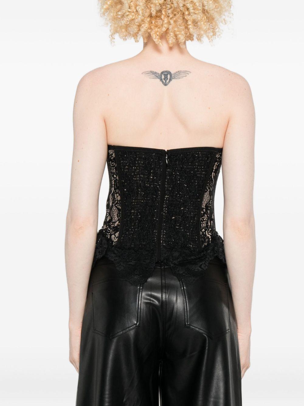 Corsetto in pizzo 05FWTO36705328 99 BLACK GIUSEPPE DI MORABITO 