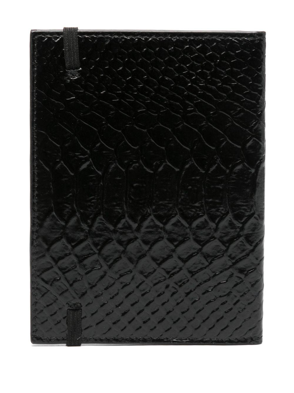 Portafogli N°65 Pitone Stampato Nero SS25N65 PITONE STAMPATO NERO SAPIO 