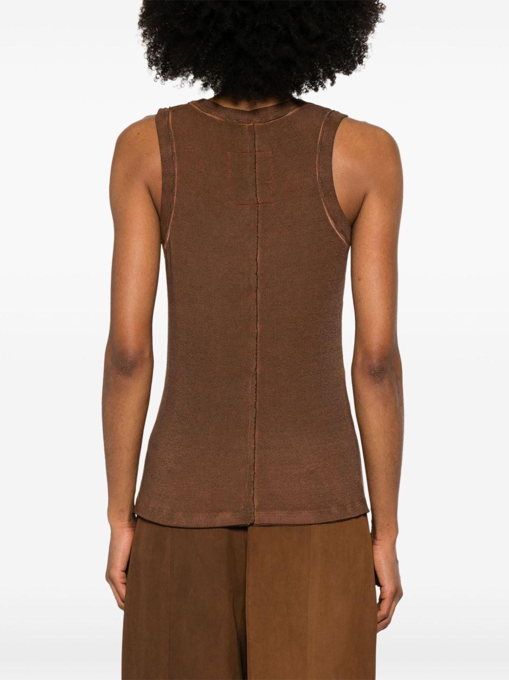 Ti stetch top UW1030 UW065 BROWN ROSE UMA WANG 