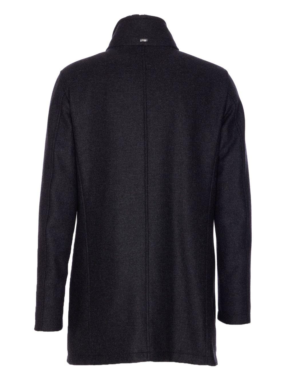 Carcoat in Easy Wool e Light Faux Fur CA000214U33432R 9480 ANTRACITE HERNO 