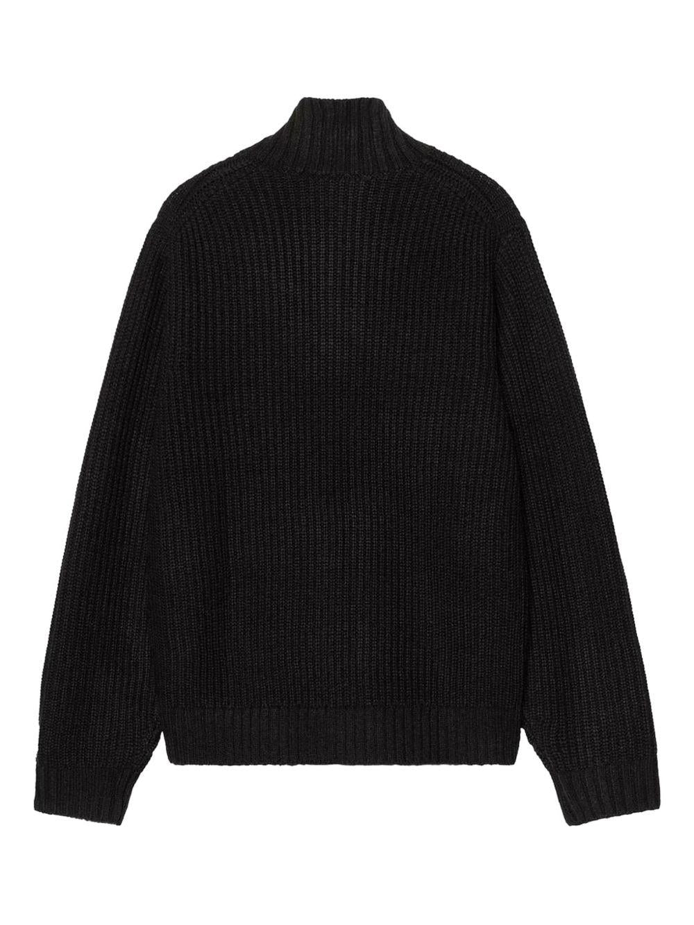 Detroit Half Zip Sweater I035398 89XX BLACK CARHARTT WIP 
