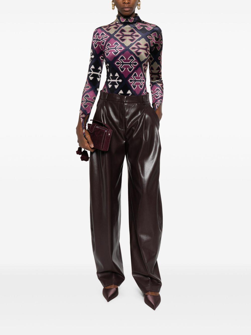 Tracy Maxi Pants T180471ETNP152 375 CABERNET THE ANDAMANE 