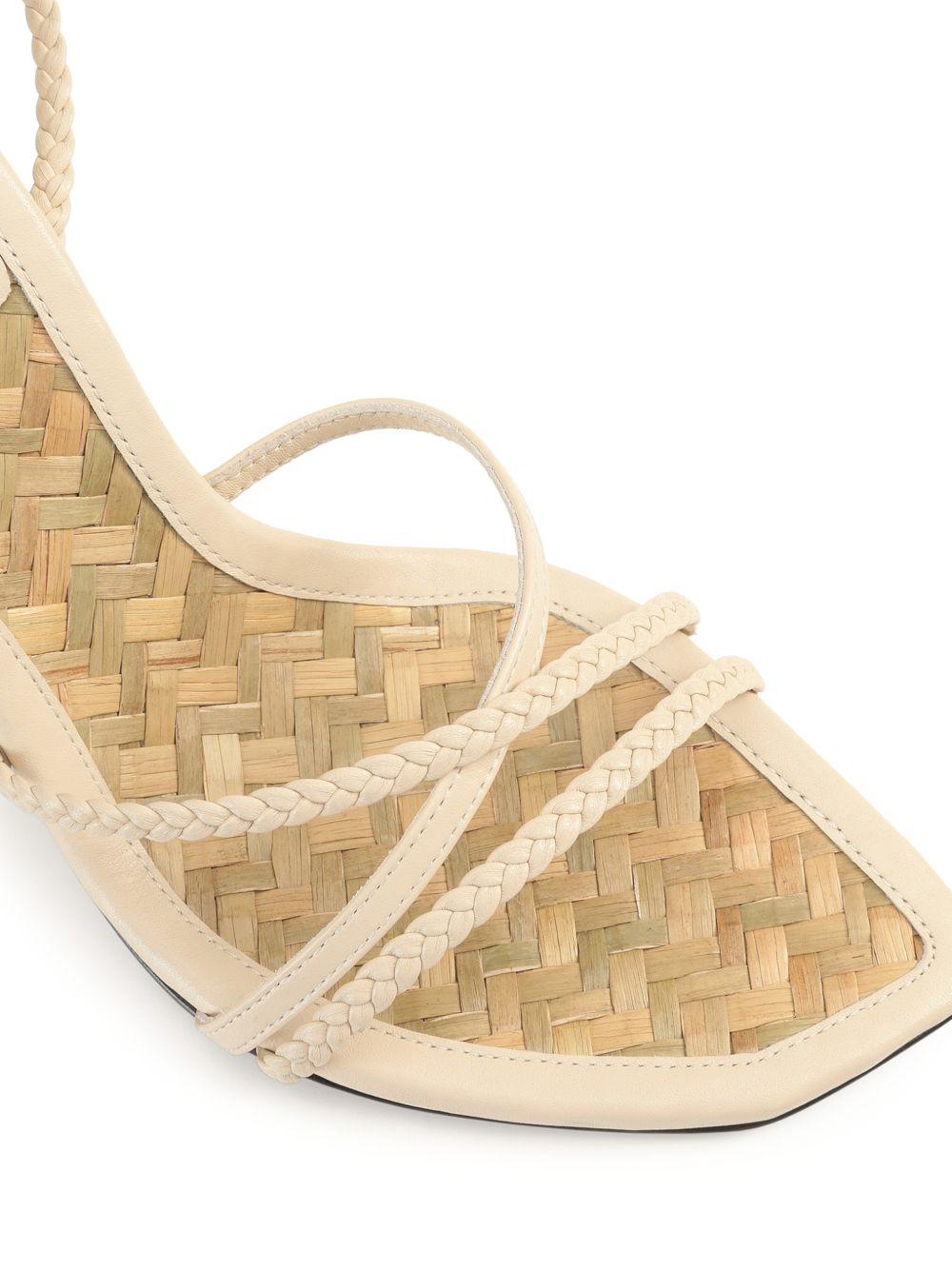 Sandali Braid B14691MFL431 PARCHMENT SERGIO ROSSI 