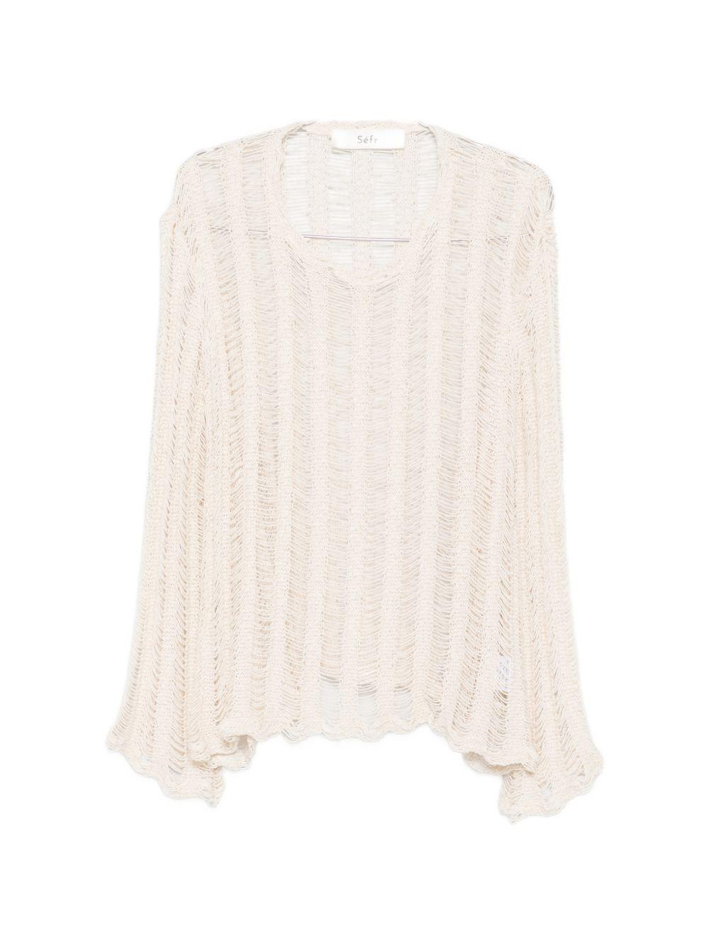 Aestas Sweater MSS26AESTAS BROKEN WHITE Séfr 